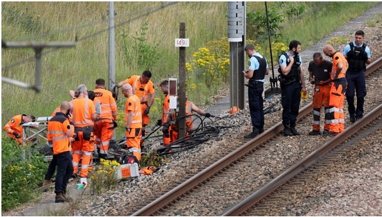 Paris Olympics 2024 Under Threat: Arson Attack Disrupts Rail Network and Bomb Threat Evacuates Airport